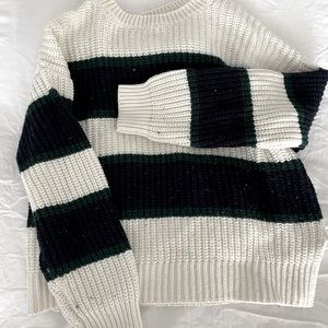 Chunky Knit Striped Sweater